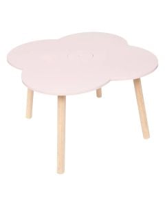 Children's table, Flower, MDF, pink, 51x51x40 cm, 1 piece