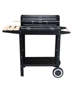 Charcoal barbecue, metal, 86x28x80.5 cm, black, 1 piece