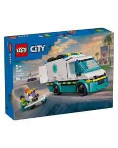 Lego, City, Emergency Ambulance, +5 vjec, 1 copë