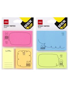 Sticky Notes, Deli, 76x95 mm, 50 sheets, 1 piece