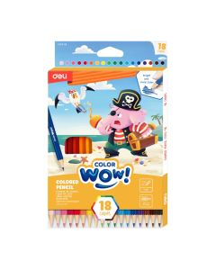 Wood paint, Deli, WOW, 18 colors, 1 pack