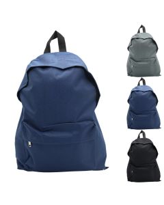 School bag, black, blue, gray, 1 piece
