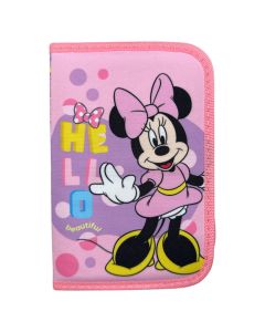 School supplies bag, Minnie Mouse, 1 zipper, 14x20.5x4.5 cm, 1 piece