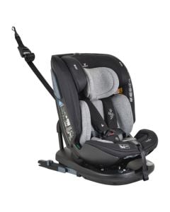 Child car seat, Cangaroo, Gravity, I-size, 40-150 cm, grey/black, 1 piece