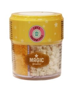 Candy Decorations, Magic Sparkles, 90 gr, Yellow, 1 piece