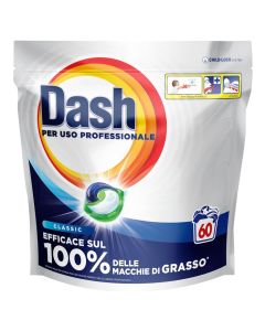 Detergjent kapsulë për rrobat, Dash, Professional, All in one, 60 kapsula, 1 copë