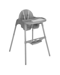 High chair for children, Kikka Boo, Jammy, 2 in 1, +6 months, 15 kg, grey, 1 piece