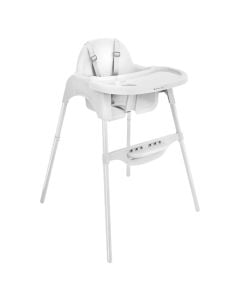 High chair for children, Kikka Boo, Jammy, 2 in 1, +6 months, 15 kg, white, 1 piece