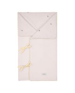 Baby swaddle, Kikka Boo, Hedge-hugs, cotton, 90x68 cm, pink, 1 piece