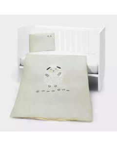 Set carcafë për fëmijë, Kikka Boo, Sleepy Sheep, këllëf jastëku+carcaf dysheku+këllëf jorgani, 1 copë