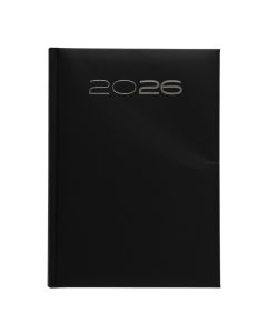 Daily planner 2026, 15x21 cm, 324 pages, black positano, 1 piece