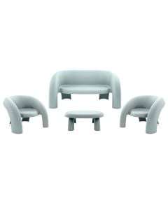Set outdoor, Serenity, PP, ngjyre mente, kolltuku 100x92x75 cm, sofa 158x92x75 cm, tavolina 101x76x40.5 cm