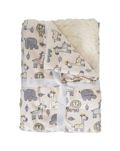 Baby blanket, Cangaroo, Shaggy, 75x105 cm, beige, 1 piece