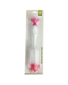 Bottle cleaning brush, Cangaroo, pink, 1 piece