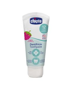 Baby toothpaste, Chicco, strawberry, +12 months, 50 ml, 1 piece
