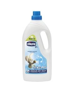Detergjent larës për rrobat e bebeve, Chicco, +0 muajsh, 1.5 lt, 27 larje, 1 copë