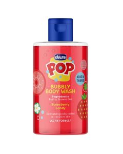 Baby body shampoo, Chicco, Strawberry, +6 year, 300 ml, 1 piece