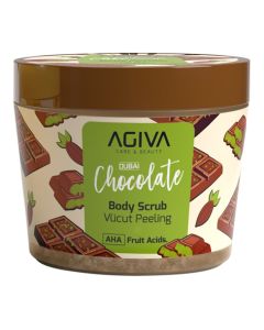 Body scrub, Agiva, Dubai Chocolate, 300 ml, 1 piece