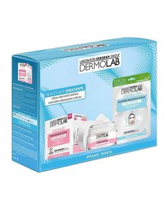 Set kujdesi për fytyrën, Dermolab, Moisturizing, krem fytyre + maskë hidratuese