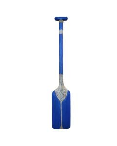 Decorative shovel, Toraja, tropical Albasia wood, blue color, 17*4*100 cm