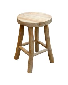 Stol Kansas, dru tropikal Teak, ngjyre natyrale, DIA 30x45H