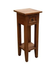 Side table/commode, Orkney, tropical wood Mahogany, natural color, 25*25*67H