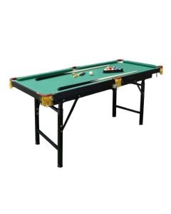 Billiard table game, 146 x 70 x 14 cm, MDF structure, H81 cm