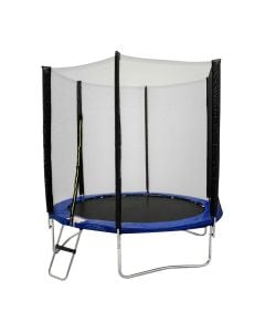 Trampolinë me rrjetë mbrojtëse anësore, H183cm