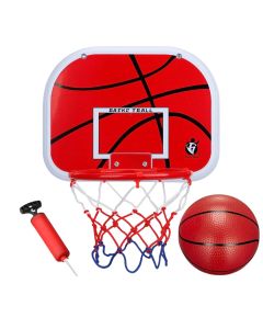 Kosh basketbolli për fëmijë, tabelë 25x34 cm, koshi Ø23 cm