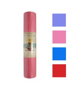 Tapet yoga, Fitness, 173x60 cm, 6 mm, EVA, ngjyra mikse
