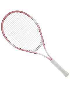 Tennis racket, 27", aluminum body, mixed colors