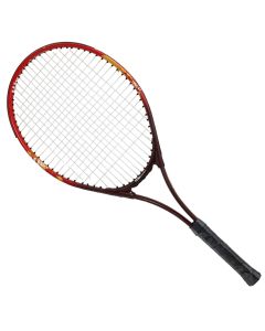 Tennis racket, 27", aluminum and carbon body, mixed colors