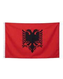 Albanian Flag, 90x150 cm, with stitching