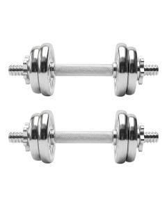 Dumbbell, weight 10 kg, metal