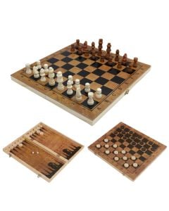 Chessboard, 34x34 cm, wooden material