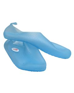 Silicone diving shoes, blue color