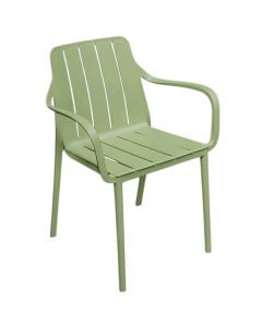 Outdoor armchair, green color, 58.5*51*81.5 cm