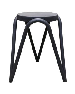 Outdoor bench, anthracite color, 27*27*45.5 cm