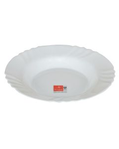 Soup plate EBRO (Pk 6) Size: D.23 cm, Color: White, Material: Arkopal