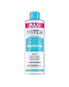 Micellar water, Dermolab, cleanser and moisturizer, 6 in 1, 400 ml, 1 piece