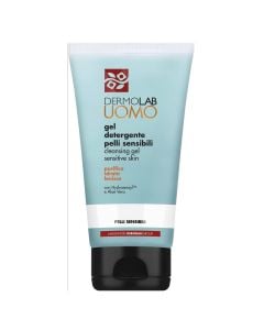 Facial cleansing gel, Dermolab, for men, for sensitive skin, 150 ml, 1 piece