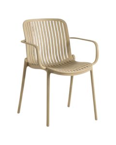 Armchair, Isola, PP, beige color, H81xD61xW58 cm