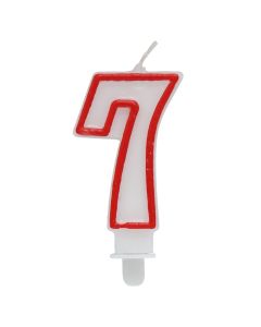 Party candle, N7, The party cube, 6.5 cm, 1 piece