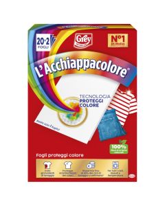 Peceta për mbrojtjen e ngjyrave për lavatrice, Grey, 22 peceta, 1 copë