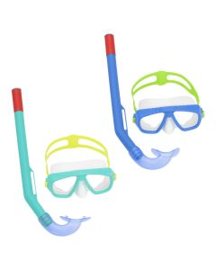 Set maske noti me tub Bestway, 2 ngjyra te ndryshme, 3+ vjeç
