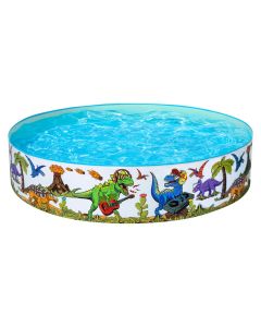 Pishine rrethore per femije,Imazh dinosaurësh Bestway,+3 vjeç , Dia 183 x 38 cm