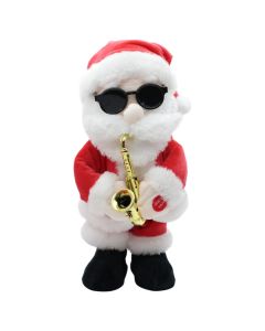 Christmas character in motion, Santa, 30 cm, red color