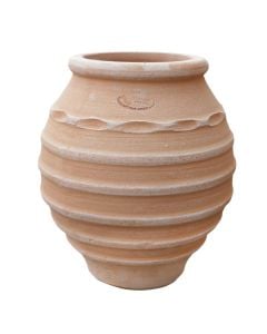 Circular flower vase, Dia.30x H35cm, Terracotta, Ceramic