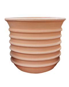 Circular flower vase, Dia..85 X H75 cm, Terracotta, Ceramic