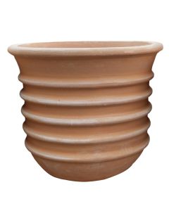 Circular flower vase, Dia.75 X H65 cm, Terracotta, Ceramic